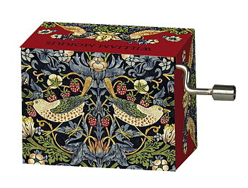 Spilledåser, Art & Music Box-display, William Morris, Borddisplay med 36 stk.+3 stk. demo.