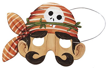 Masker (och skattjakt), Pirater, set med 5 st.
