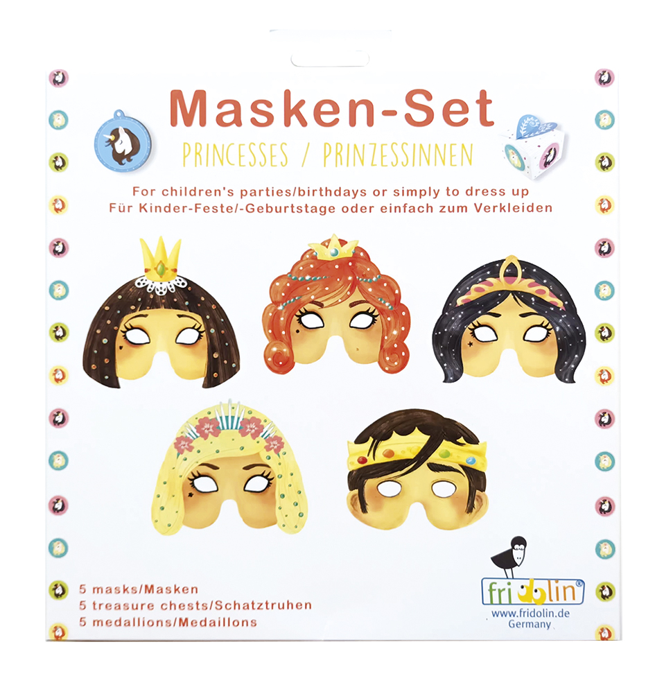 Masker (och skattjakt), Prinsessor, set med 5 st.