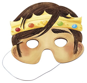 Masker (og skattejagt), Prinsesser, sæt med 5 stk.