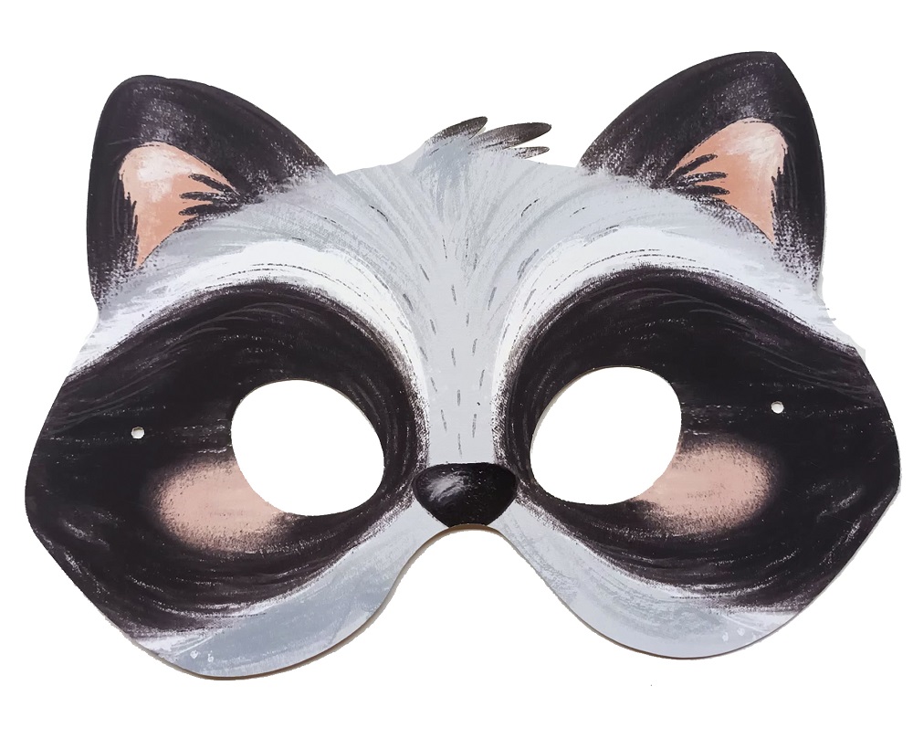 Masker (och skattjakt), Skogens djur, set med 5 st. - 6