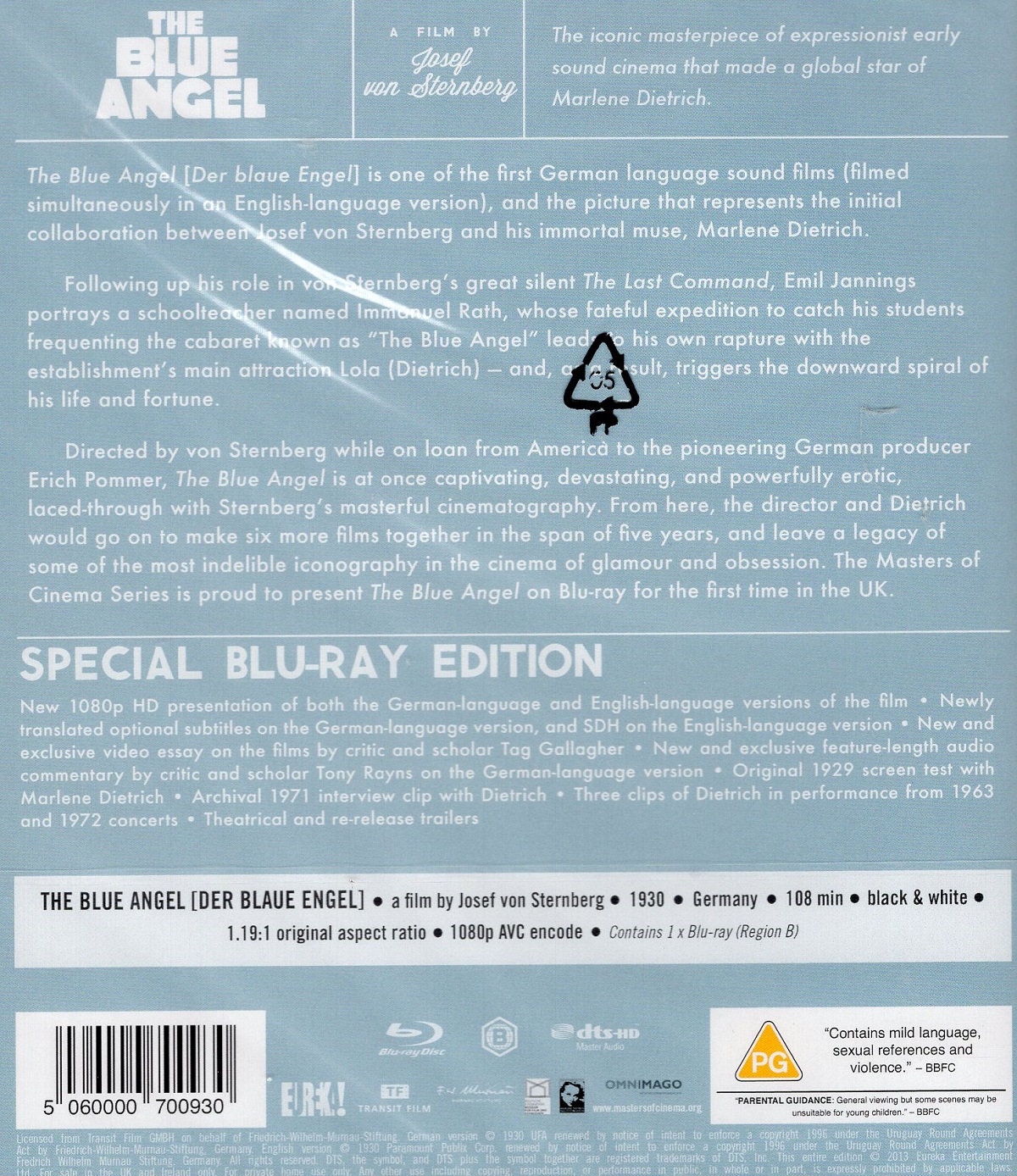Blue Angel (ej svensk text) (Blu-ray) - 2
