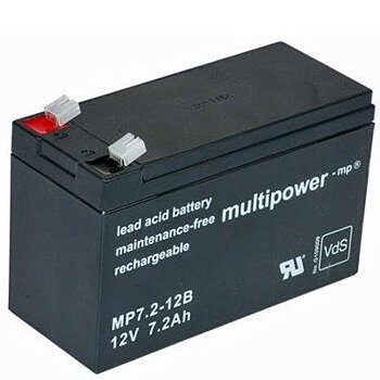 MULTIPOWER Bly ackumulator 12V 7,2Ah till startboxen