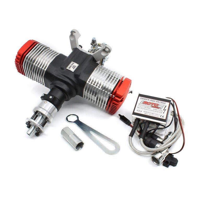 ROTO 70V2 Boxer benzinmotor 70ccm - 2