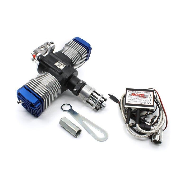 ROTO 50V2 Boxer benzinmotor 50ccm - 2