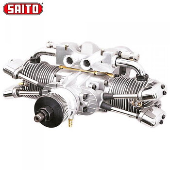 Saito FA182 TD boxer 30cc Twin 4-takts Metanolmotor