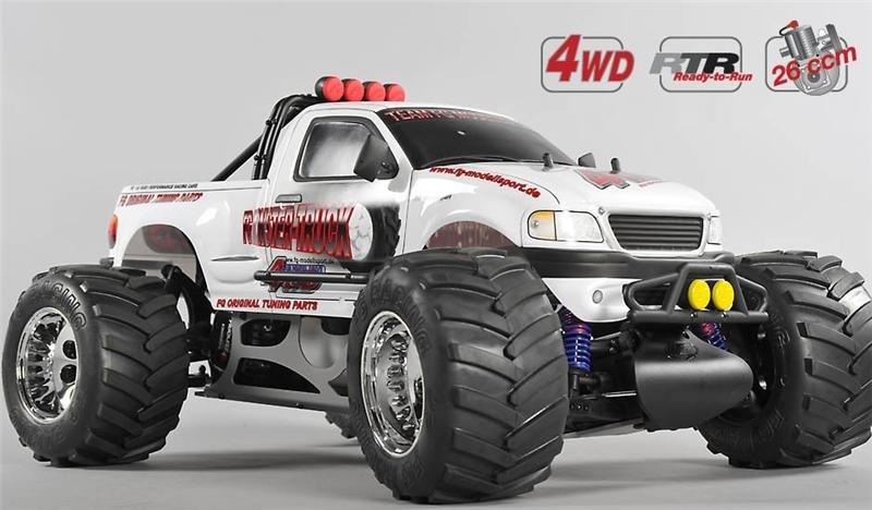 FG Monster Truck WB 535. 4WD. RTR. white body