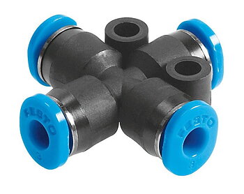 Festo fyrvägskoppling för 3mm slang