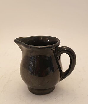 Cream jug black mini