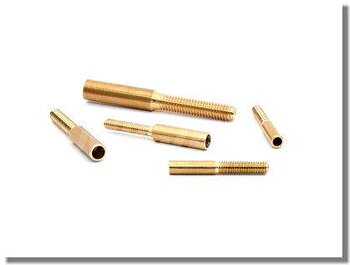 Gängad linkände M3. hål dia3 mm. 10st.