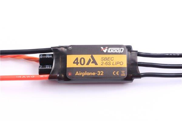 Fartreglage  Airplane-32 Series 40A 2-6S 5A BEC