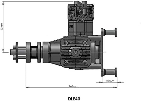 DLE 40 Twin Bensinmotor - 3