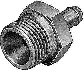Festo M5 med huling för 3mm festo slang