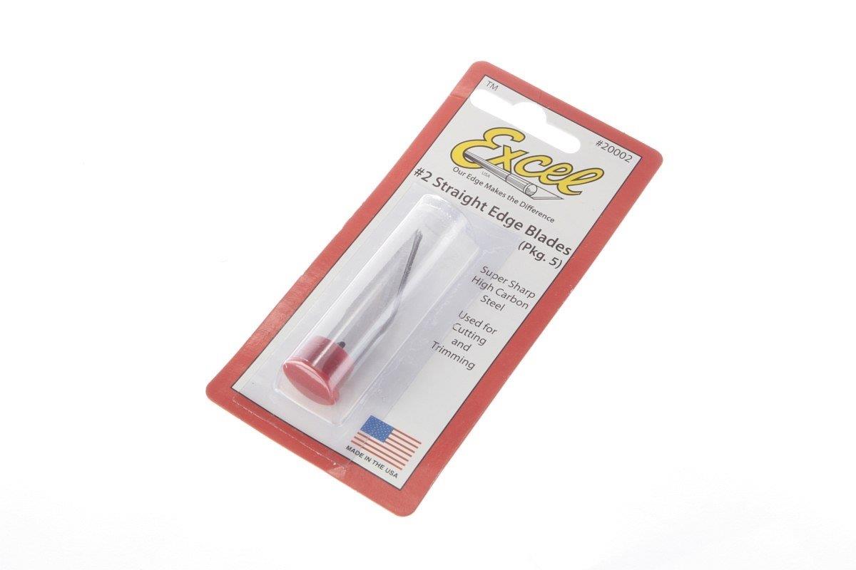Excel 20002 super sharp straight edge blades 5pcs - 4