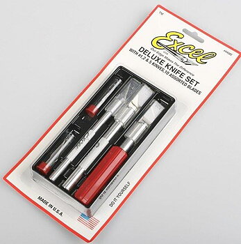 Excel 44082 Hobby kniv sats i plast box från