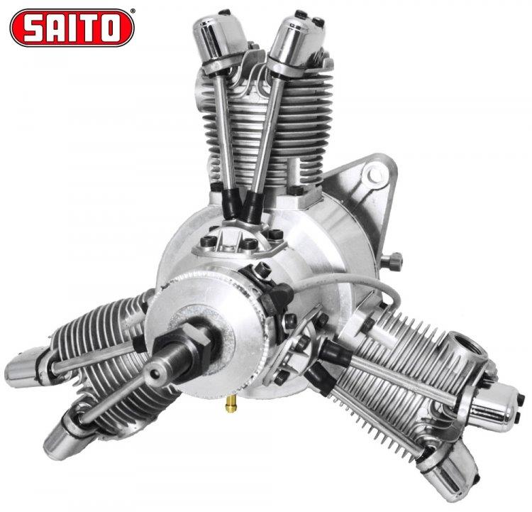 Saito FG 60R3 60cc 4-takts Bensinmotor