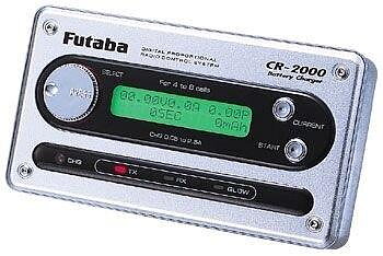 Futaba CR-2000 Laddare TX.RX.glöd LCD