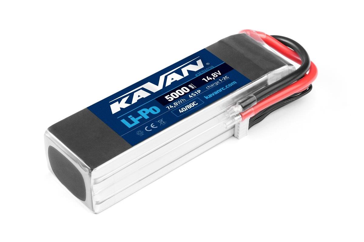 KAVAN Li-Pol 5000mAh/14.8V 40/80C Air pack