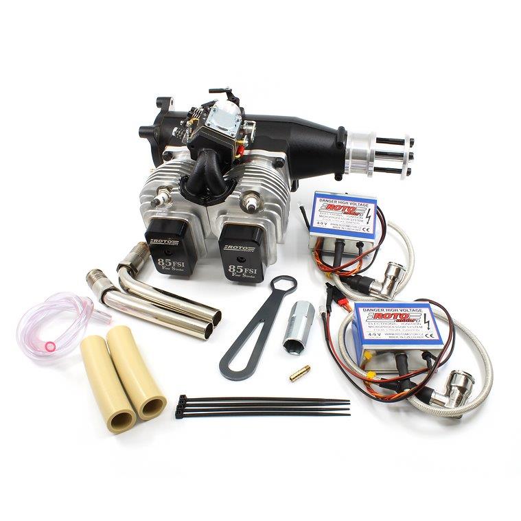 ROTO 85FSI 4-t benzinmotor 85ccm - 7