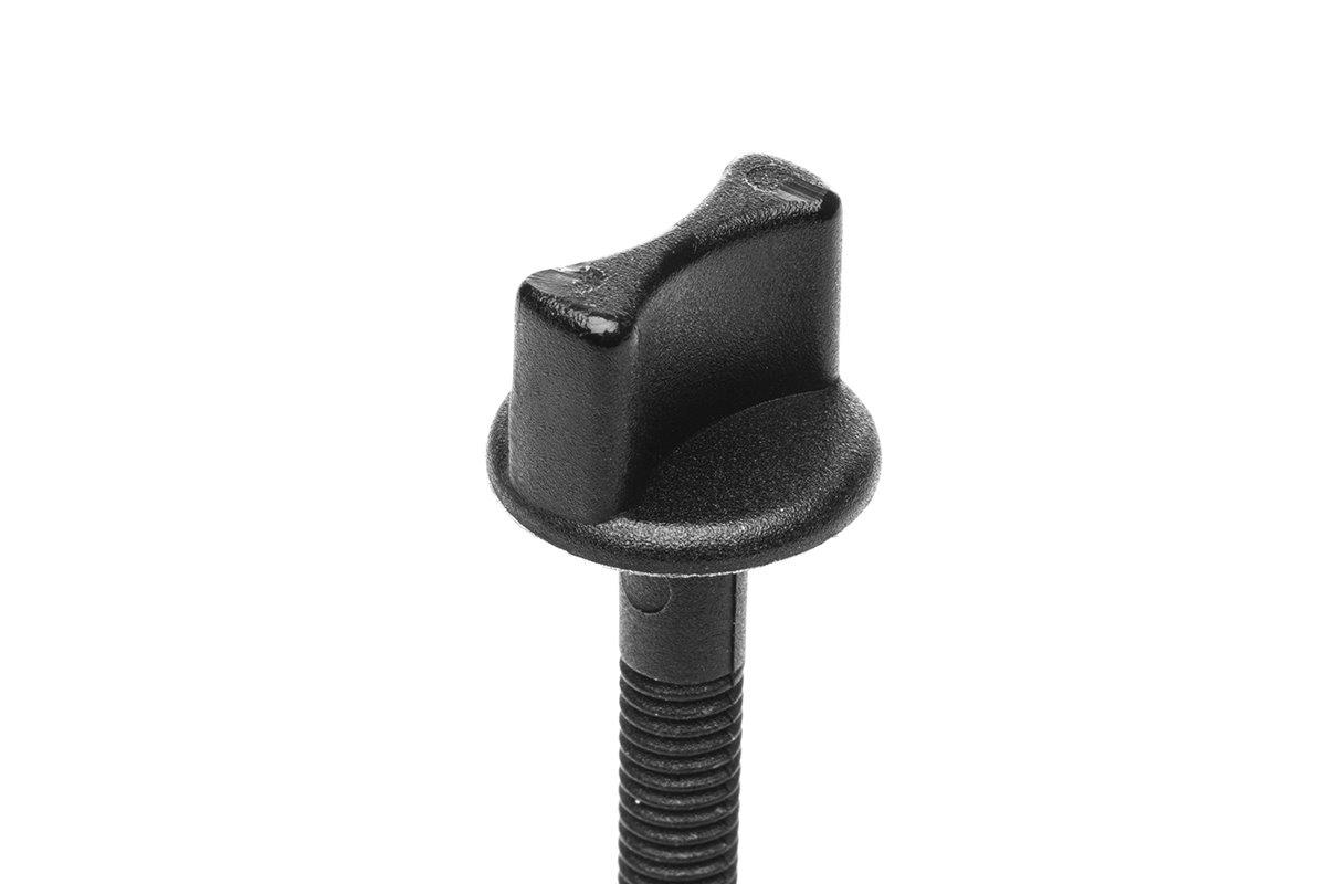 Nylon skruv M6x40mm 6 st med handtag - 2