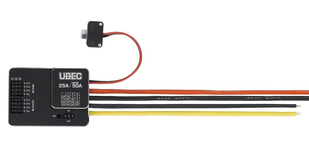 BEC Hobbywing 25A 3-18S High Voltage BEC 25A-HV - 5