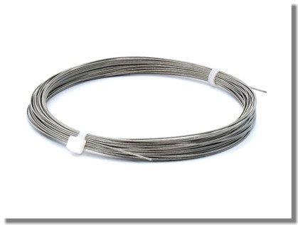 Stålvajer 10m 0.5mm rostfri