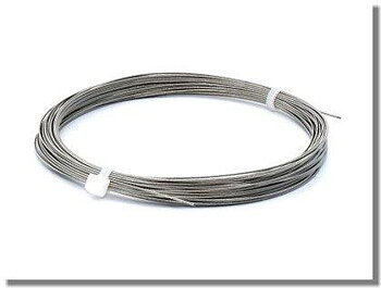 Stålvajer 10m 0.5mm rostfri