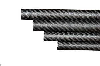 Kolfiber rör väv 12x10x1000mm