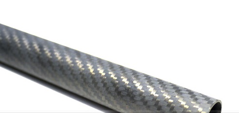 Kolfiber rör väv 30x24x1000mm (3mm gods tjocklek) 370g - 2