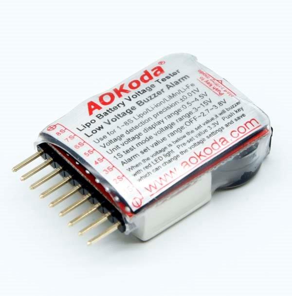 Volt mätare  1-8S LI-xx ackar med summer - 2