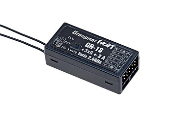 Graupner Mottagare GR-18 +3xG+3A + Vario HoTT