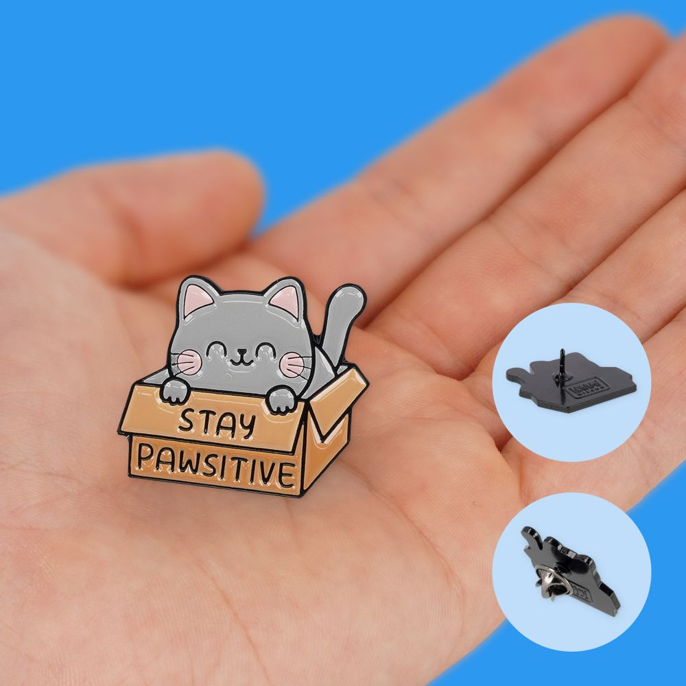 Pin your style! Enamel metal pin (knappenål), Kitty - 3