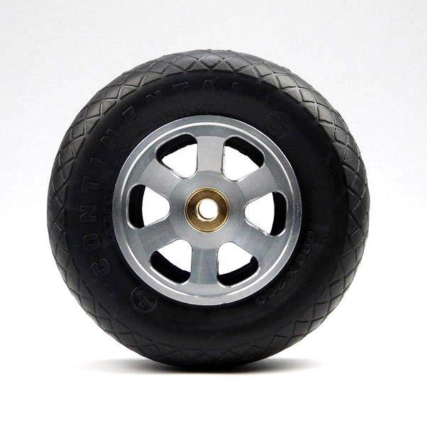 Robart Aluminum hjul 75mm (3´) 6-ekrade 1/4 axel´