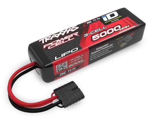 Traxxas Batteri Li-Po 3S 11.1V 5000mA 25C iD-Kontakt (Kort