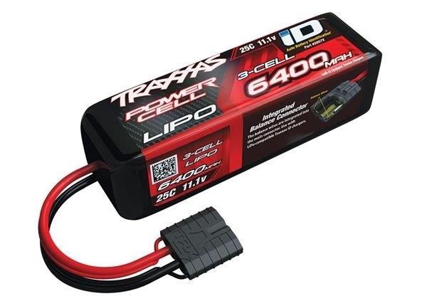 Traxxas Li-Po Batteri 3S 11.1V 6400mAh 25C iD-kontakt