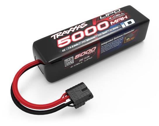 Traxxas Batteri Li-Po 4S 14.8V 5000mAh 25C iD-Kontakt