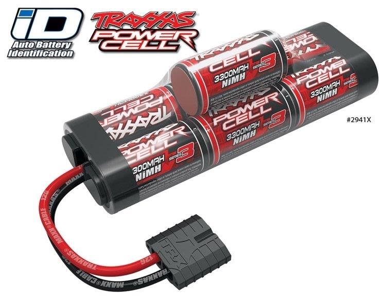 Traxxas NiMH Batteri 8.4V 3300mAh Series 3 Hump iD-kontakt
