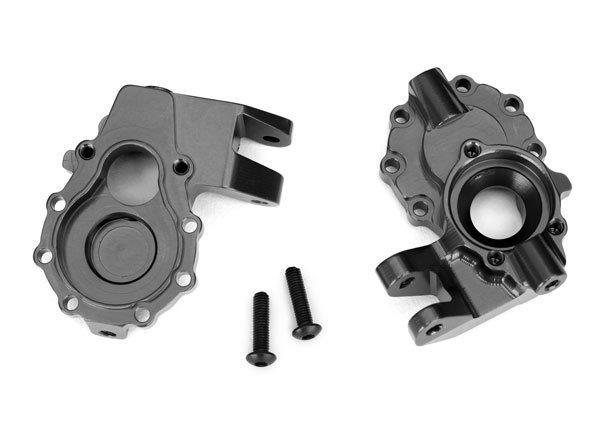 Traxxas Portal Housing Inner Front Alu Grey Left/Right TRX-4