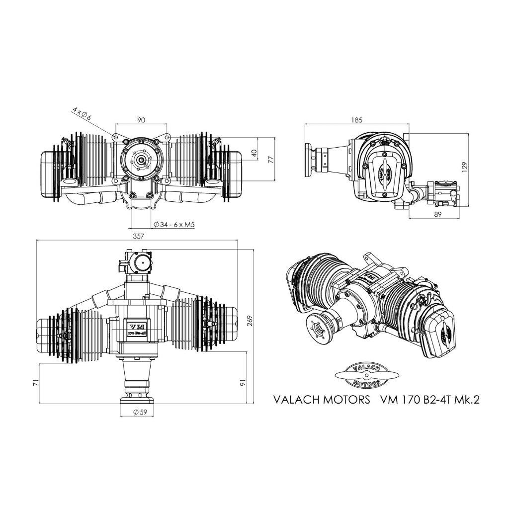 Valach Motors VM 170 B2-4T Mk.2 - 3