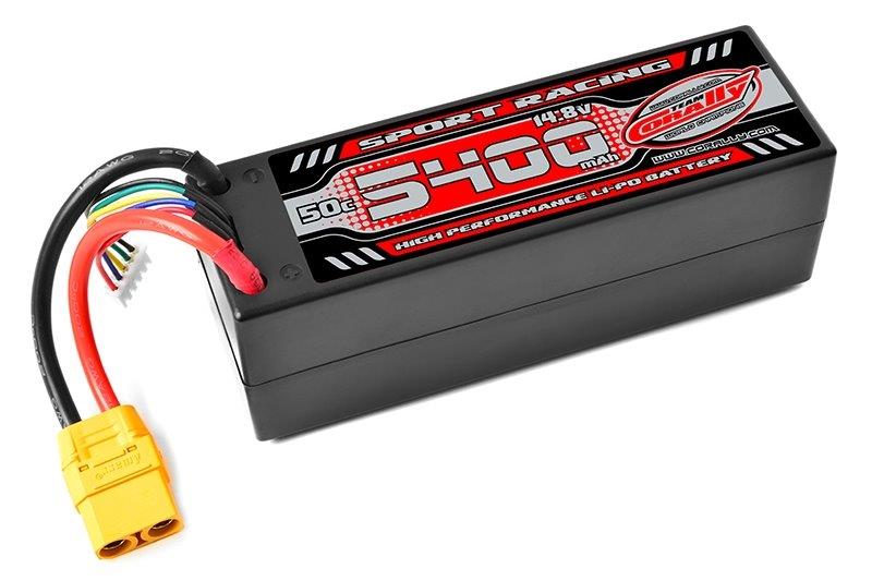 Sport Racing 50C - 5400Mah - 4S - 14.8V - XT-90 - Hard Case