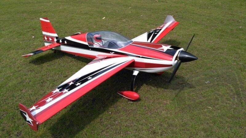 Extreme Flight Extra 300 V4 - Red/Black/White 3.35mm 125 inches