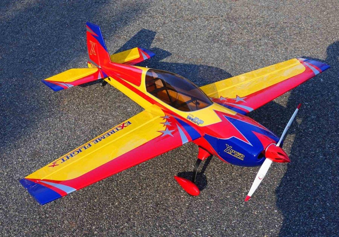 Extreme Flight Extra 300 EXP V2 - Yellow/Red 1.52m 60 inches - 2