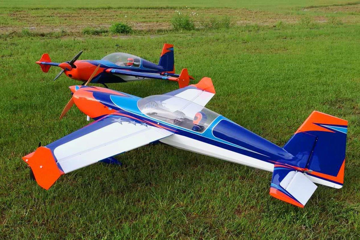 Extreme Flight Extra 300 EXP - Blue/Orange/White 2.15m 85 inches
