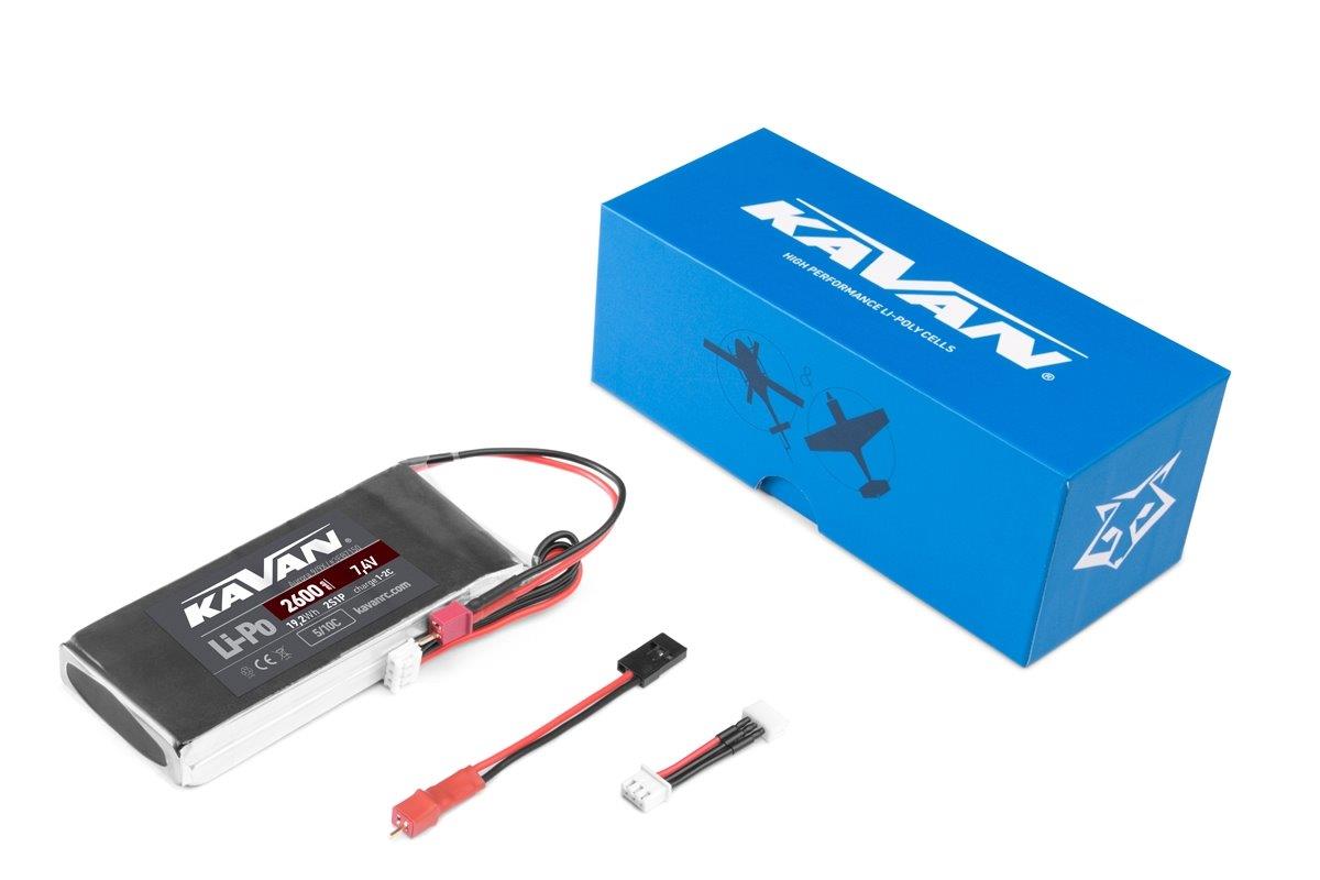 KAVAN Li-Po 2600mAh/7,4V 5/10C pro Aurora 9/9X - 2