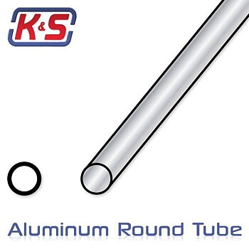 Aluminiumrör 6mm(045)x300 2st