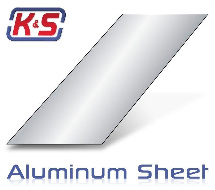 Aluminiumplåt 25cm 0.4mm 6 st