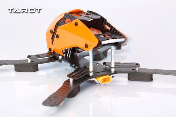 H250 Mini FPV  chassi  för  FPV och busflygning kol/glas - 5