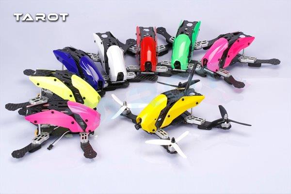 H250 Mini FPV  chassi  för  FPV och busflygning kol/glas - 2