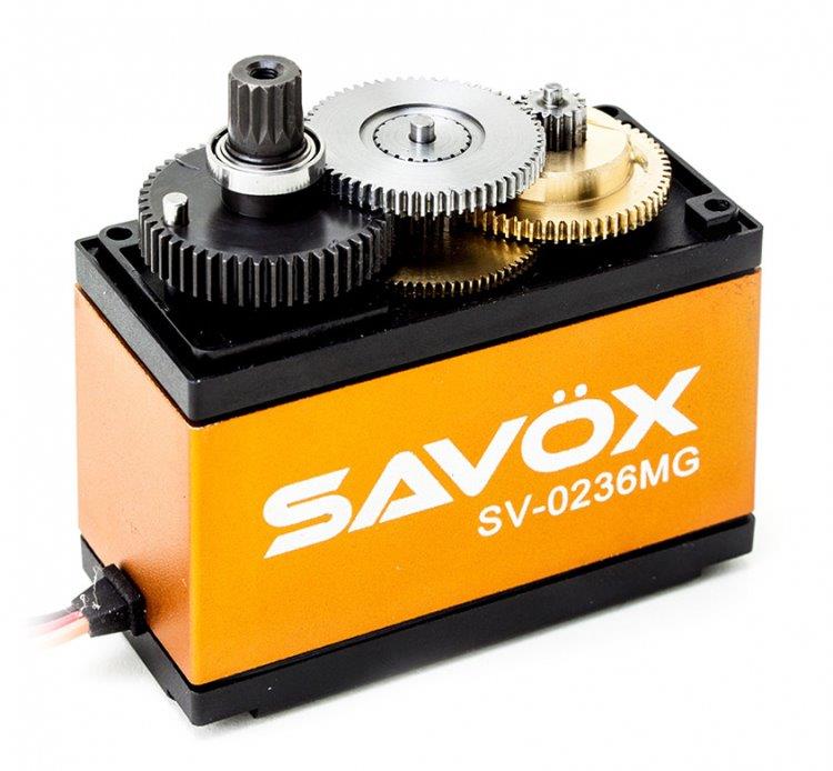 Savox SV-0236MG Hi Volt digital servo 40kg/0.17s/7.4V* - 2