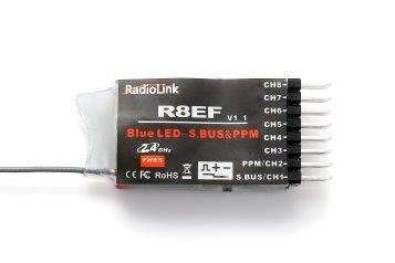 Radiolink R8EF 2.4G 8 Channels FHSS Receiver